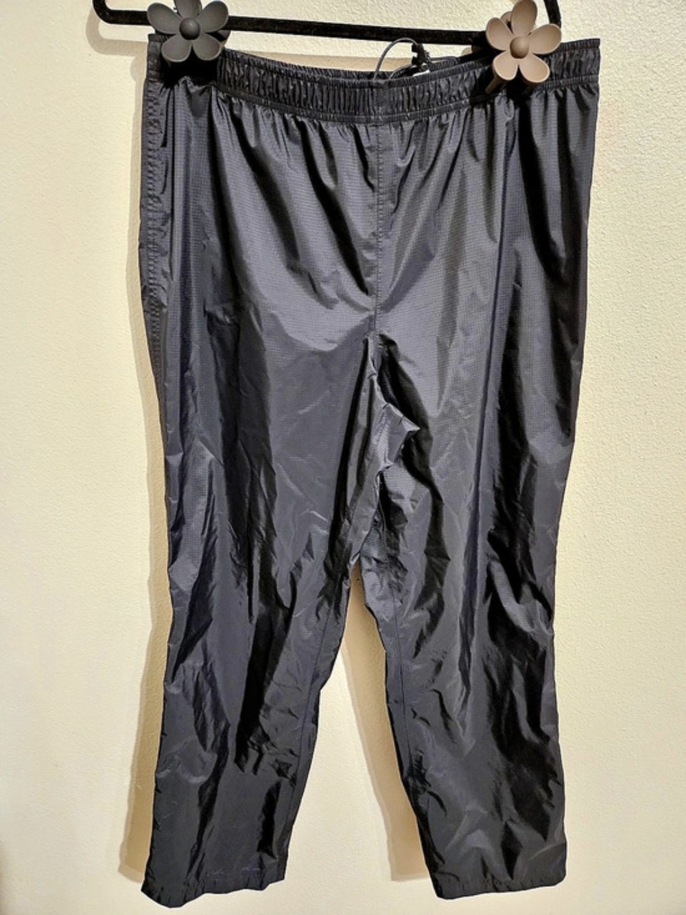 L.L.Bean Nylon Windbreaker Pants in Gray